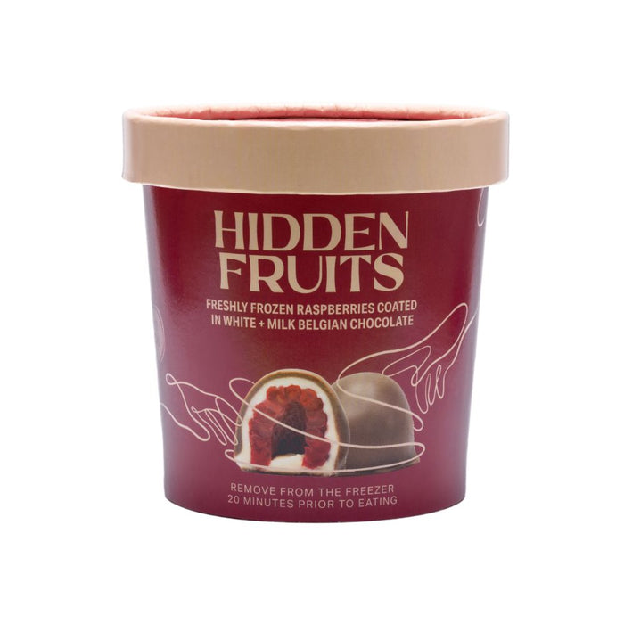 British Raspberries in White & Milk Belgian Chocolate 150g