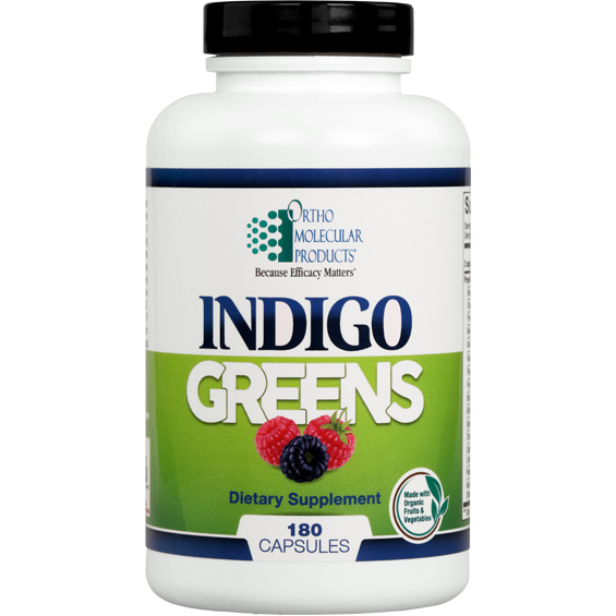 Indigo Greens 180 Capsules Ortho Molecular