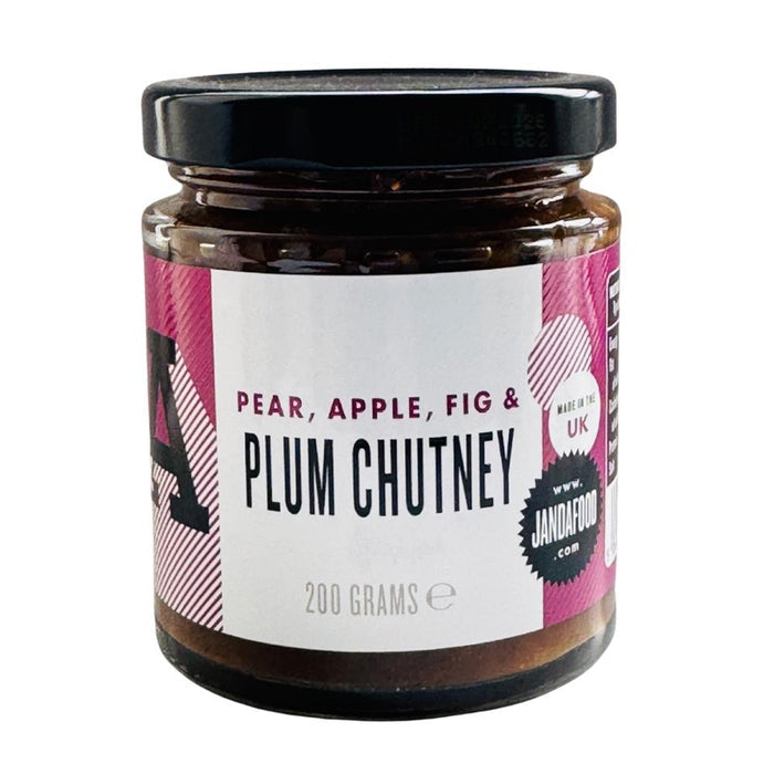 J&A Pear Apple Fig & Plum Chutney 200g