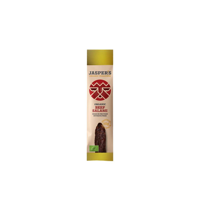 Jasper's Organic Beef Salami 25g
