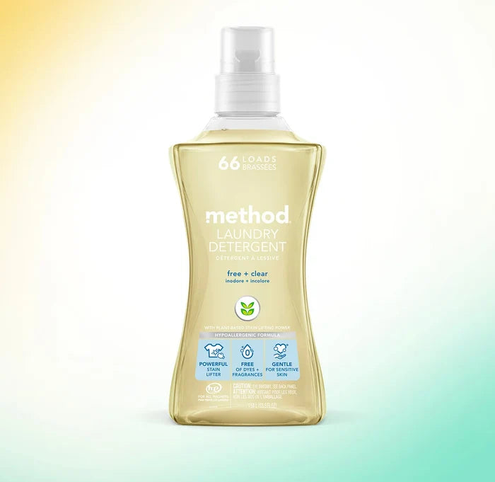 laundry detergent 1.58L - free & clear