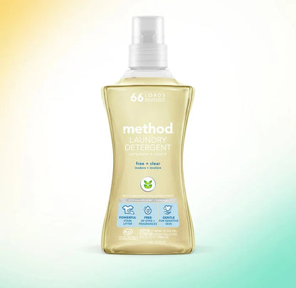 laundry detergent 1.58L - free & clear