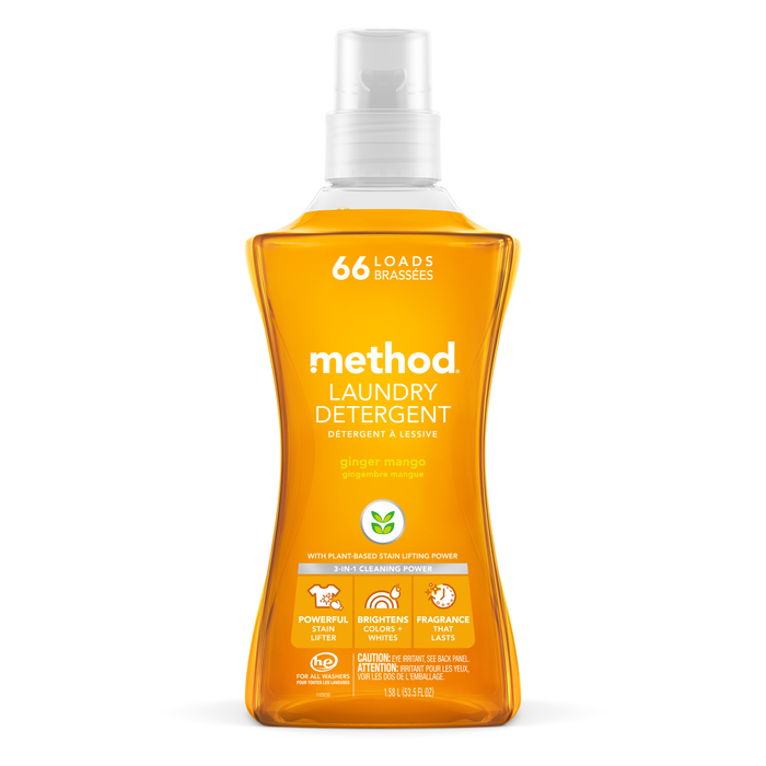 laundry detergent 66 loads 1.58L - ginger mango