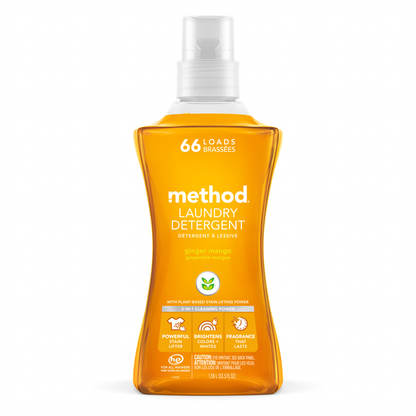 laundry detergent 66 loads 1.58L - ginger mango