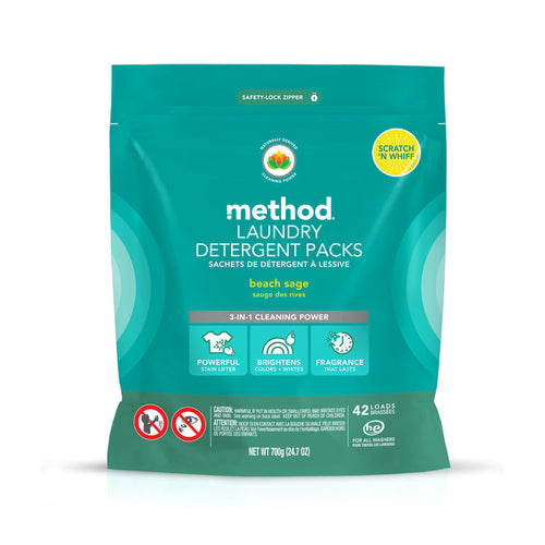 laundry detergent packs 42 loads - beach sage