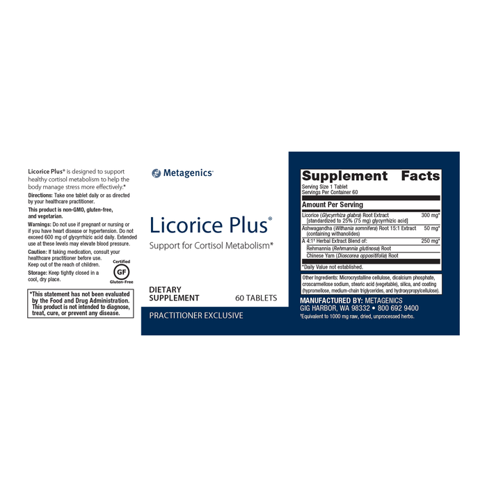 Licorice Plus 60ct Ortho Molecular