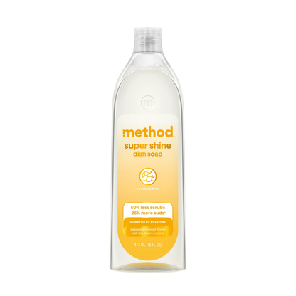 liquid dish soap 473ml - coastal citron