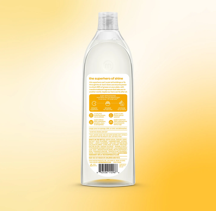 liquid dish soap 473ml - coastal citron
