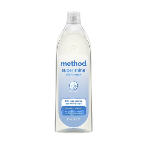 liquid dish soap 473ml - free & clear