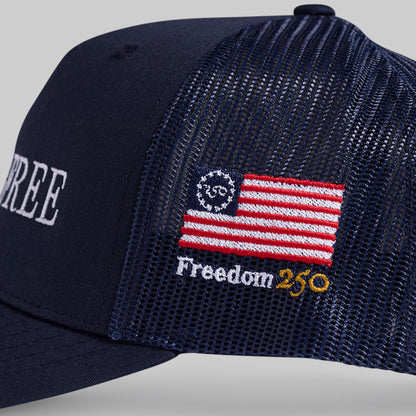 Land of the Free Trucker Hat (Navy)