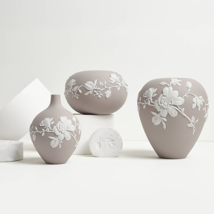 Magnolia Blossom Bud Vase Mink