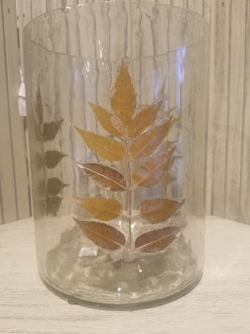 MI Glass Fern Botanical Lantern