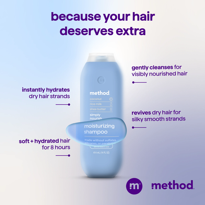 moisturising shampoo 414ml - simply nourish