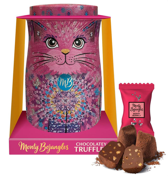 Monty Bojangles Shimmering Starlet Cat Tin Gift 135g