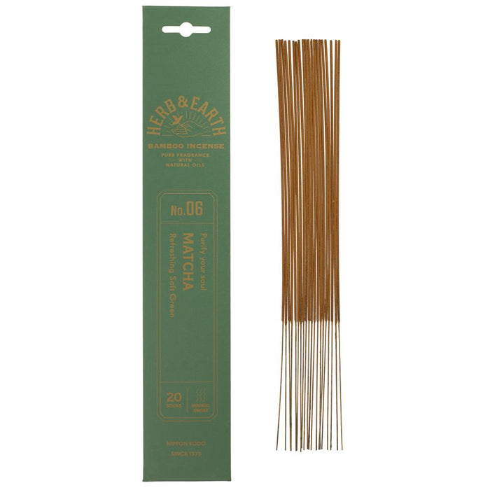 Herb & Earth Incense -Matcha 20 sticks