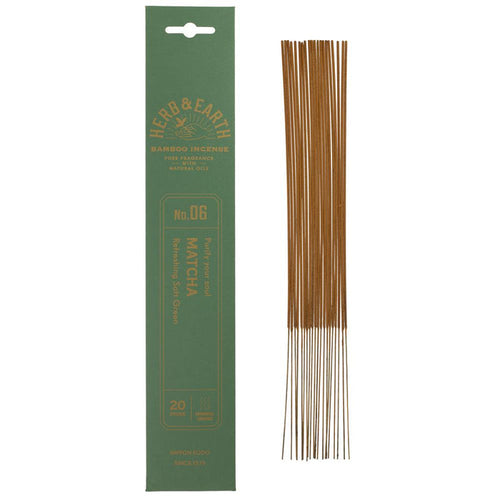 Herb & Earth Incense -Matcha 20 sticks