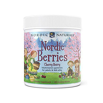 Nordic Berries Gummies 120ct (Cherry Berry)