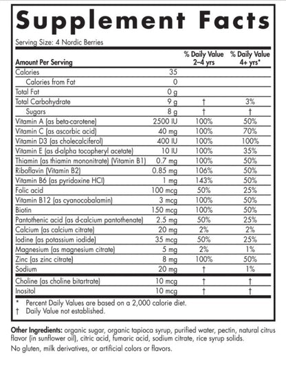 Nordic Berries Gummies 120ct