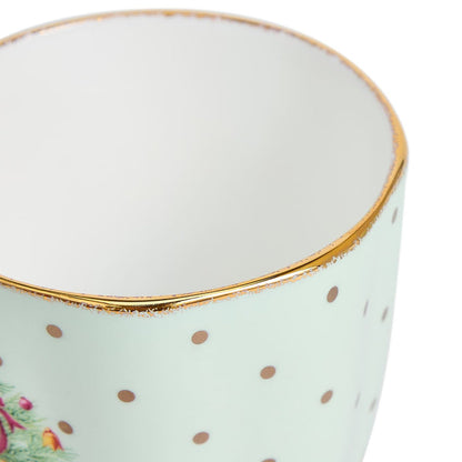 Old Country Roses Christmas Mug Set of 4