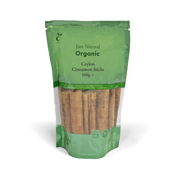 Organic Ceylon Cinnamon Sticks 100g
