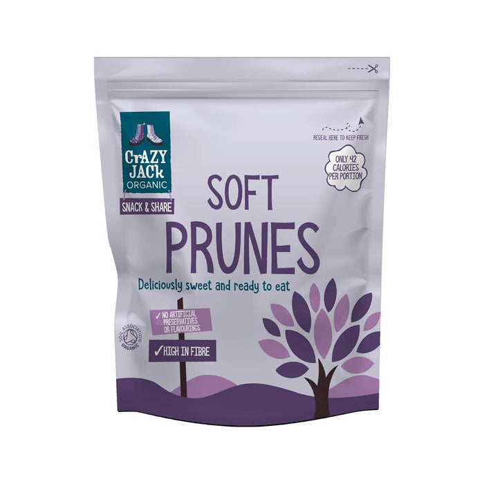 Crazy Jack Organic Soft Prunes Ready to Eat 200g