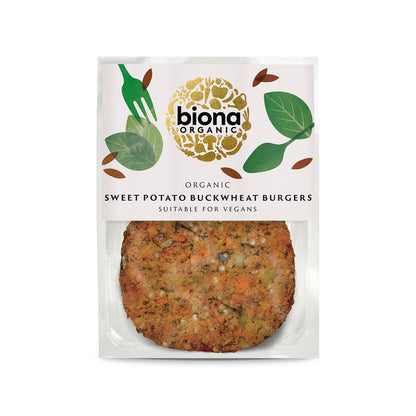 Organic Sweet Potato and Buckwheat Burgers 160g