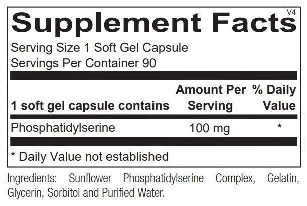 Phosphatidylserine 90ct Ortho Molecular
