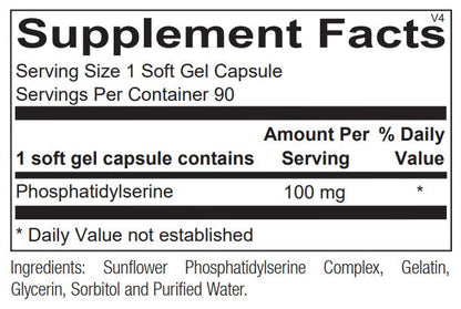 Phosphatidylserine 90ct Ortho Molecular