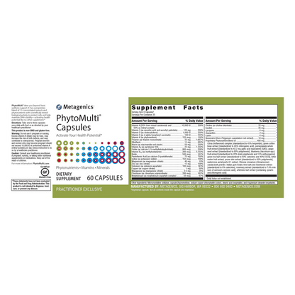 PhytoMulti Caps 60ct Ortho Molecular