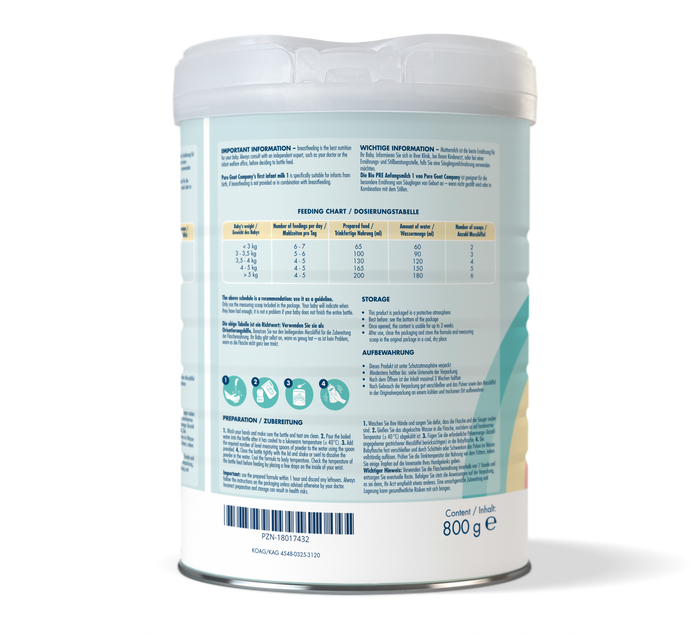 Pure Goat Follow-on Formula 1 800g