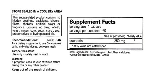 Quercetin 120ct