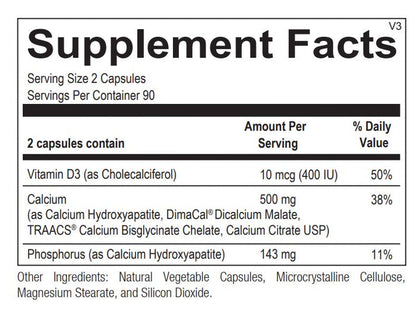 Reacted Calcium 180ct Ortho Molecular