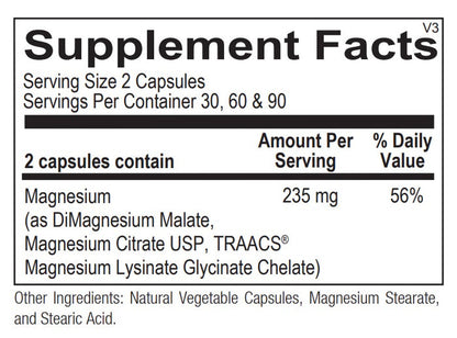 Reacted Magnesium Capsules Ortho Molecular