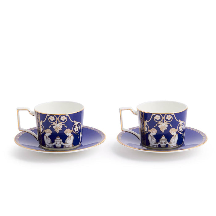 Renaissance Gold Teacup & Saucer, Accents Set of 2