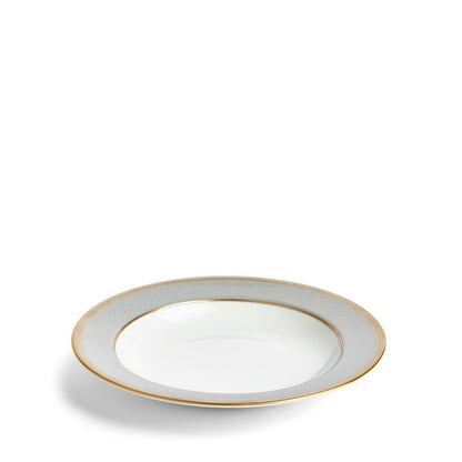 Renaissance Grey Rim Soup Bowl