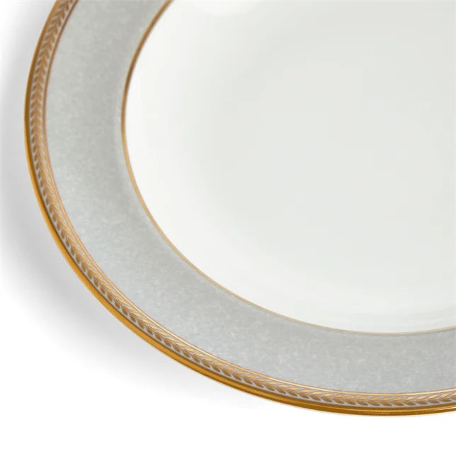 Renaissance Grey Rim Soup Bowl