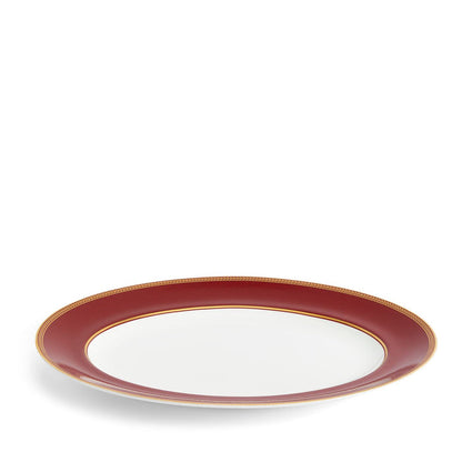Renaissance Red Oval Platter