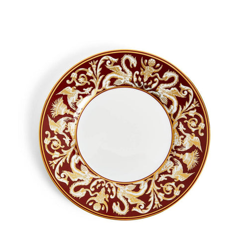 Renaissance Red Plate Florentine Accent