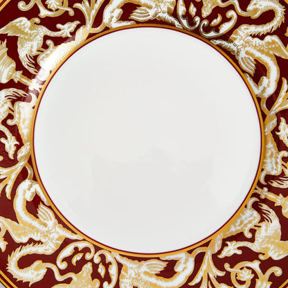 Renaissance Red Plate Florentine Accent
