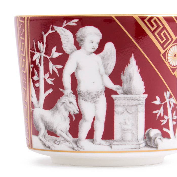Renaissance Red Teacup & Saucer Accents
