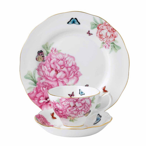Royal Albert Miranda Kerr Friendship 3 Piece Set Teacup Saucer Plate