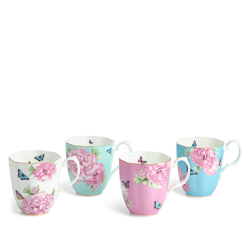Royal Albert Miranda Kerr Friendship Mug, Mixed Set of 4
