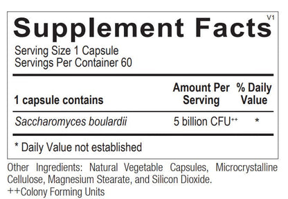 Saccharomyces Boulardii 60ct Ortho Molecular
