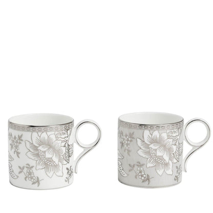 Silver Tonquin Mug Set of 2