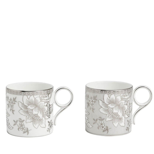 Silver Tonquin Mug Set of 2