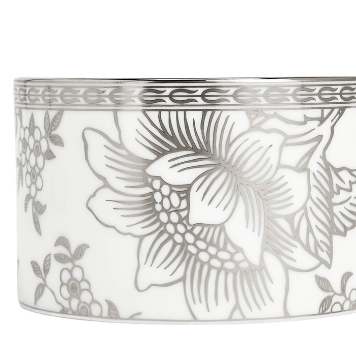 Silver Tonquin Teacup Saucer