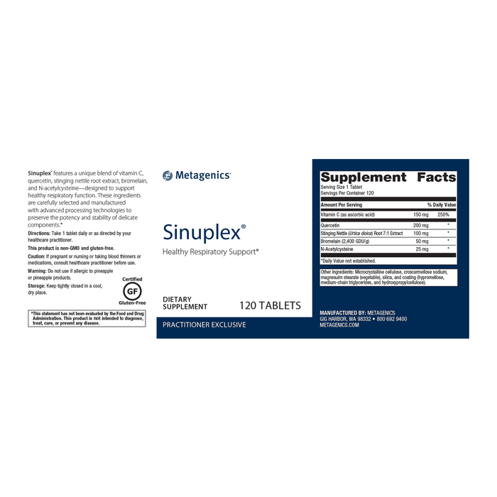 Sinuplex 120ct Ortho Molecular
