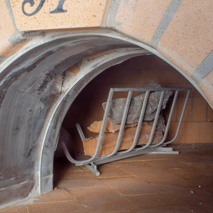 Stainless Steel Log Holder for Pizza Oven