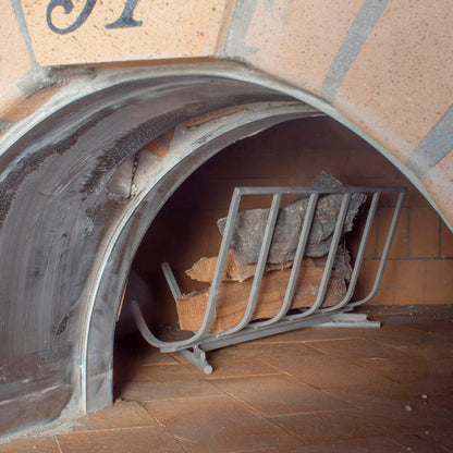Stainless Steel Log Holder for Pizza Oven