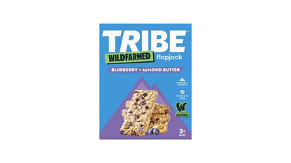 TRIBE Wildfarmed Blueberry + Almond Butter Flapjack Multipack 150g